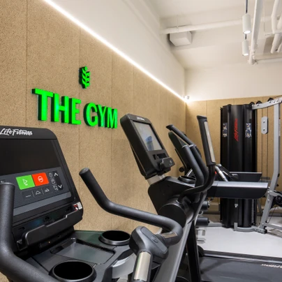 Frisch renoviertes Fitnessstudio